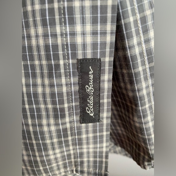 Eddie Bauer Men’s Button-Down Plaid Shirt Big and Tall Relaxed Fit Size TL - Picture 5 of 12